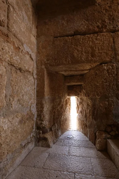 Ruínas Uma Cidade Antiga Tempos Cruzados Séforis Norte Israel — Fotografia de Stock