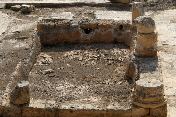 古代都市の遺跡 十字軍のイスラエル共和国の北の Sepphoris — ストック写真