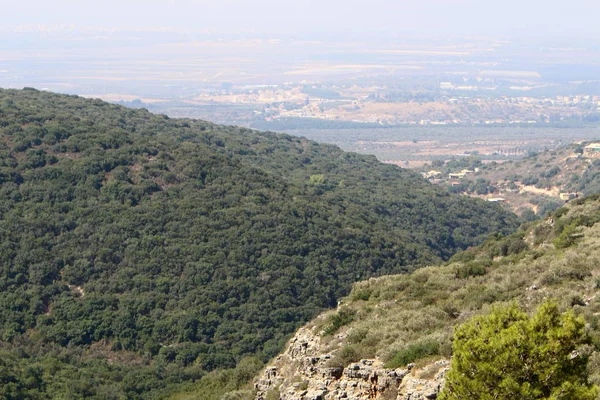 Bergslandskap Västra Galiléen Norra Israel — Stockfoto