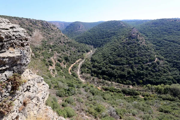 イスラエル北部の西ガリラヤの山の風景 — ストック写真