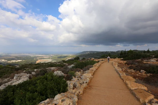 イスラエル北部の西ガリラヤの山の風景 — ストック写真