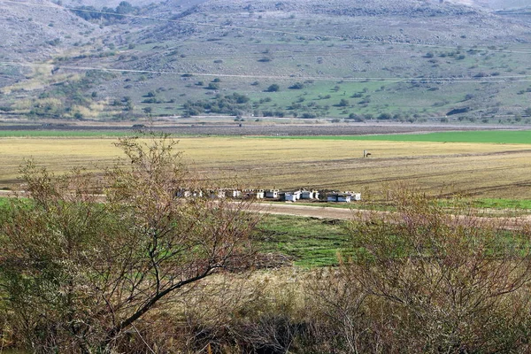 Krajobraz Góry Zachodniej Galilei Dystrykcie Północnym Izraelu — Zdjęcie stockowe