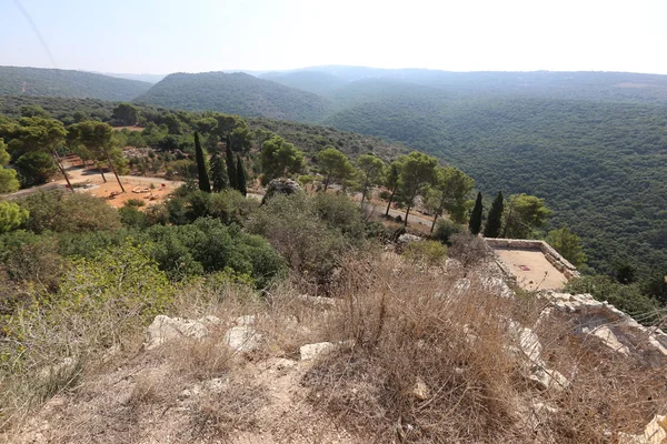 イスラエル北部の西ガリラヤの山の風景 — ストック写真