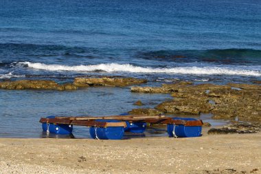 İsrail devleti Kuzey Akdeniz'de Sahili 