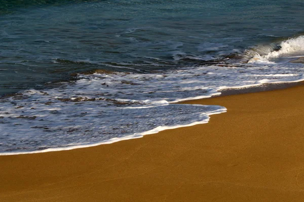 Côte Mer Méditerranée Extrême Nord Etat Israël — Photo