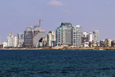 Tel Aviv İsrail Akdeniz kıyısında bir şehirdir 