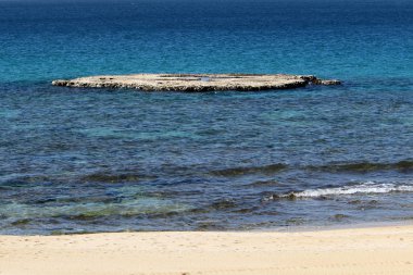 Akdeniz'de İsrail devletinin kuzey kıyısında 