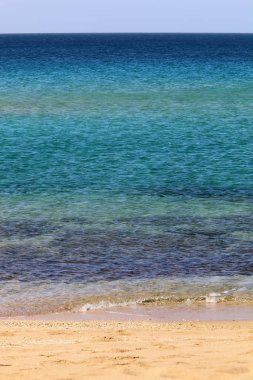 Akdeniz'de İsrail devletinin kuzey kıyısında 