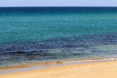 Akdeniz'de İsrail devletinin kuzey kıyısında 