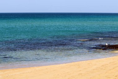 Akdeniz'de İsrail devletinin kuzey kıyısında 