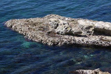 Akdeniz'de İsrail devletinin kuzey kıyısında 