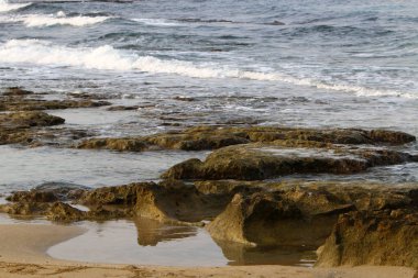 Akdeniz'de İsrail devletinin kuzey kıyısında 