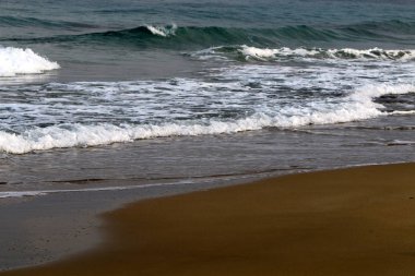 Akdeniz'de İsrail devletinin kuzey kıyısında 