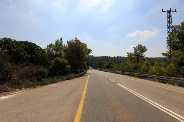 Carretera Rural Parque Ciudad Norte Israel — Foto de Stock