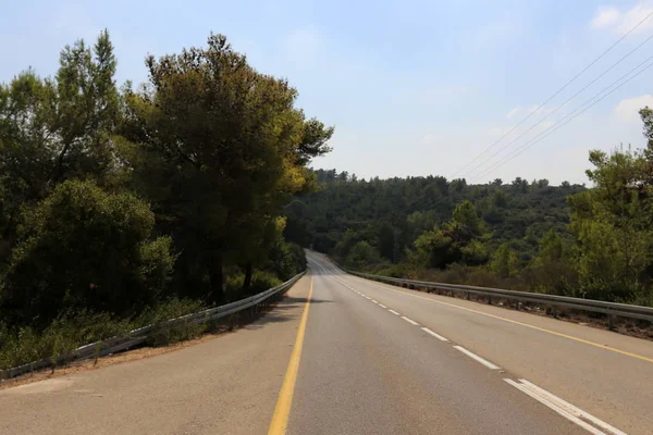 Carretera Rural Parque Ciudad Norte Israel — Foto de Stock