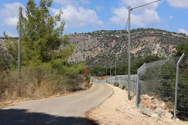 Carretera Rural Parque Ciudad Norte Israel — Foto de Stock