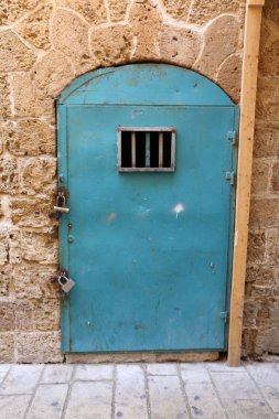 Kapı - diyafram girin ve tesislerinde çıkmak için duvardaki 