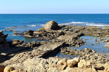 Akdeniz'de İsrail devletinin kuzey kıyısında 