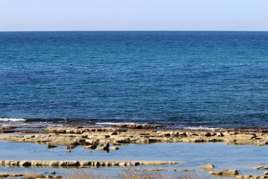 Akdeniz'de İsrail devletinin kuzey kıyısında 