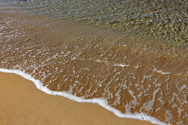 Costa Mar Mediterrâneo Norte Estado Israel — Fotografia de Stock