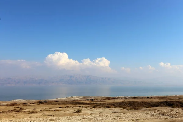 바다는 이스라엘 요르단 위치한 — 스톡 사진