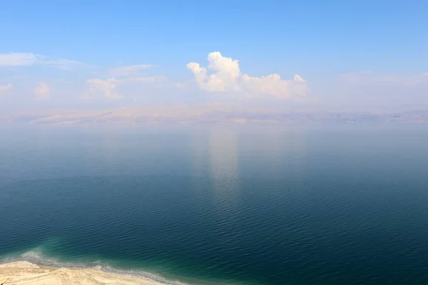 Zmarłych Sodom Morza Znajduje Się Między Izraelem Jordanią Pustyni — Zdjęcie stockowe