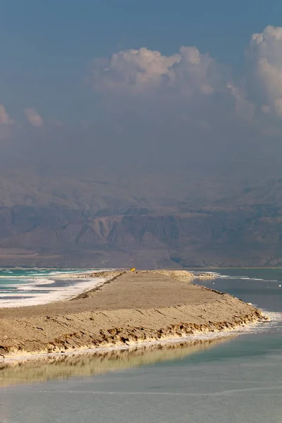 Zmarłych Sodom Morza Znajduje Się Między Izraelem Jordanią Pustyni — Zdjęcie stockowe