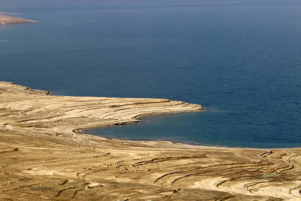 Dood Sodom Zee Ligt Tussen Israël Jordanië Woestijn — Stockfoto