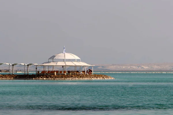 Dead Sodom Sea Located Israel Jordan Desert — Stock Photo, Image