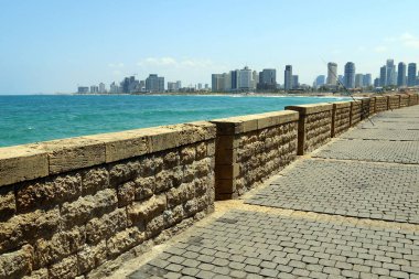 Tel Aviv İsrail Akdeniz kıyısında bir şehirdir 
