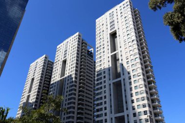 Tel Aviv İsrail Akdeniz kıyısında bir şehirdir 