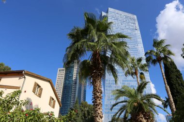 Tel Aviv İsrail Akdeniz kıyısında bir şehirdir 