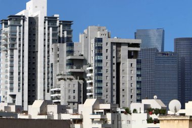 Tel Aviv İsrail Akdeniz kıyısında bir şehirdir 