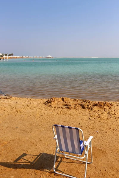 Lounge Chairs Standing Sea — Stock Photo, Image