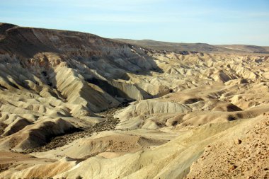 Judean Desert Dead Sea Israel, Batı kıyısında bir çöldür. 