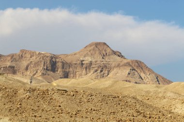 Judean Desert Dead Sea Israel, Batı kıyısında bir çöldür. 