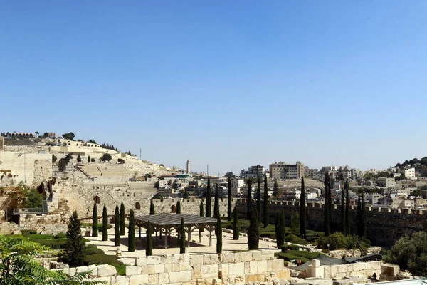 Jerusalén Capital Del Estado Israel Una Ciudad Medio Oriente — Foto de Stock