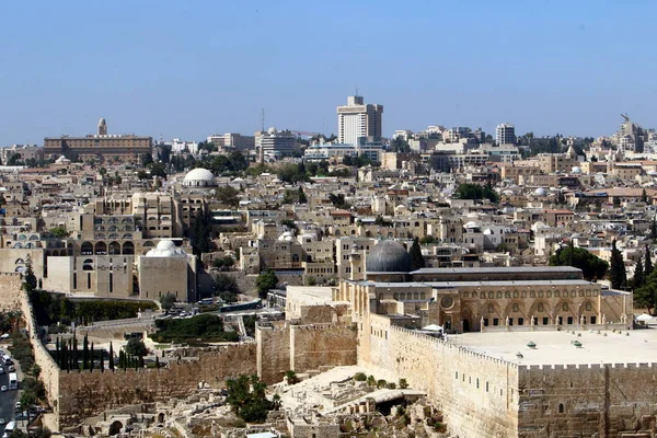 Jerusalén Capital Del Estado Israel Una Ciudad Medio Oriente — Foto de Stock