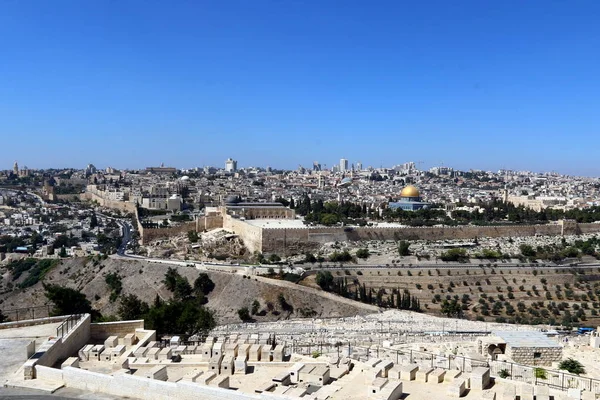 Jerusalén Capital Del Estado Israel Una Ciudad Medio Oriente —  Fotos de Stock