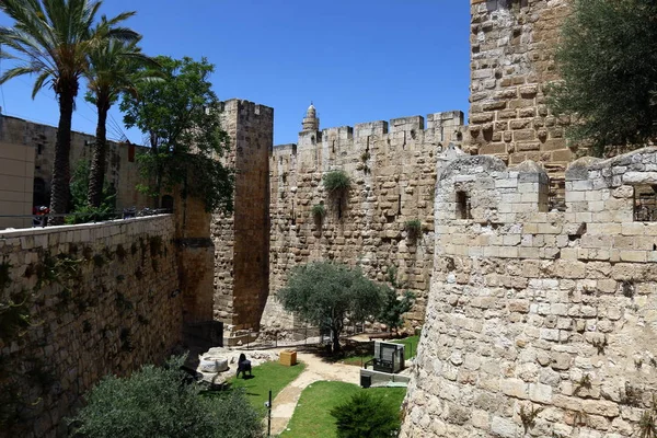 Jerusalén Capital Del Estado Israel Una Ciudad Medio Oriente — Foto de Stock