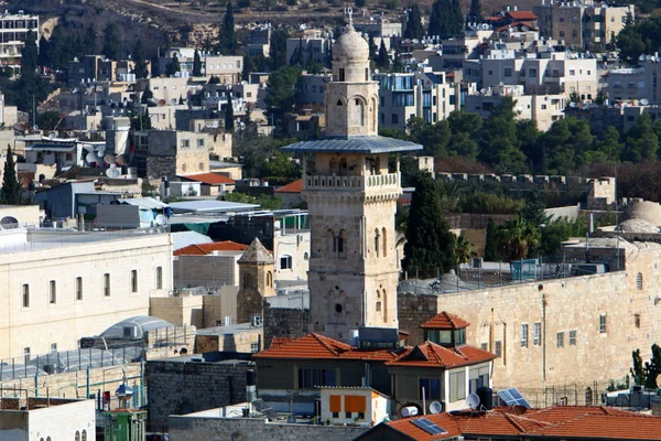 Jerusalém Capital Estado Israel Uma Cidade Oriente Médio — Fotografia de Stock