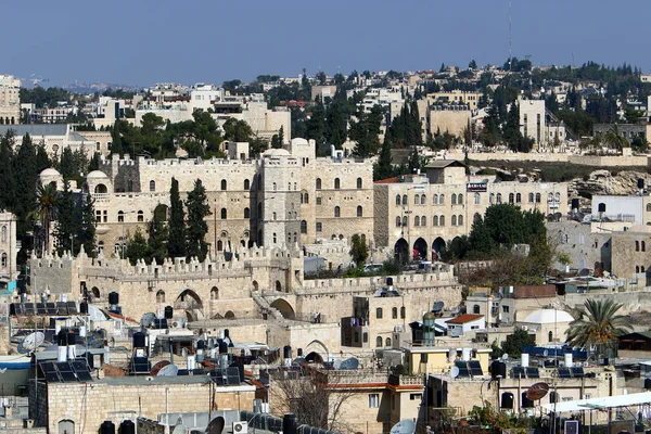 Jerusalén Capital Del Estado Israel Una Ciudad Medio Oriente —  Fotos de Stock