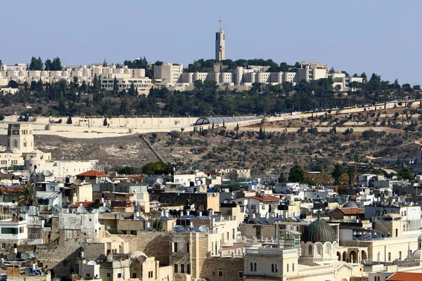 Ιερουσαλήμ Είναι Πρωτεύουσα Του Κράτους Του Ισραήλ Μια Πόλη Στη — Φωτογραφία Αρχείου