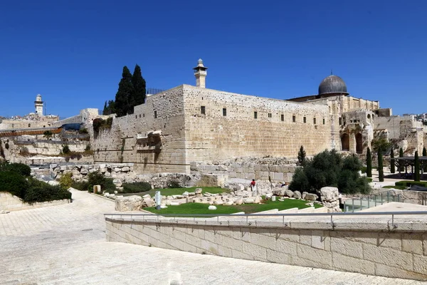 Jerusalén Capital Del Estado Israel Una Ciudad Medio Oriente — Foto de Stock
