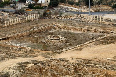 Herodion Judean Desert 15 km güneyinde Jerusale antik bir kaledir 