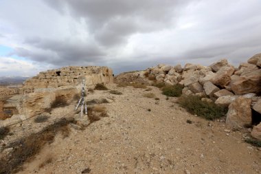 Herodion Judean Desert 15 km güneyinde Jerusale antik bir kaledir 