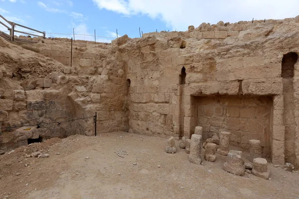 Иродион Древняя Крепость Иудейской Пустыне Югу Иерусале — стоковое фото