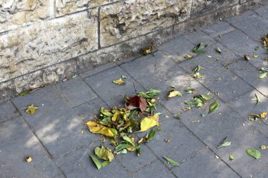 Kaldırım sokak şehir iki tarafında bulunan bir yaya geçit olduğunu. 