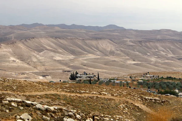 Иудейская Пустыня Расположена Территории Израиля Западного Берега — стоковое фото
