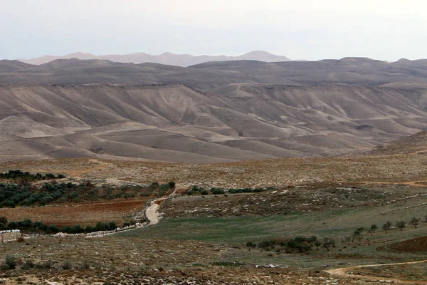 Deserto Judeia Está Localizado Território Israel Cisjordânia — Fotografia de Stock